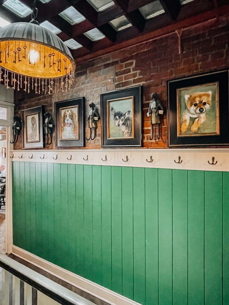 Interior dining room of White Dog Cafe, Philadelphia