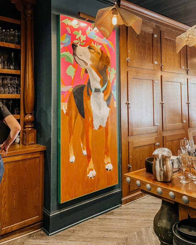 Interior dining room of White Dog Cafe, Philadelphia