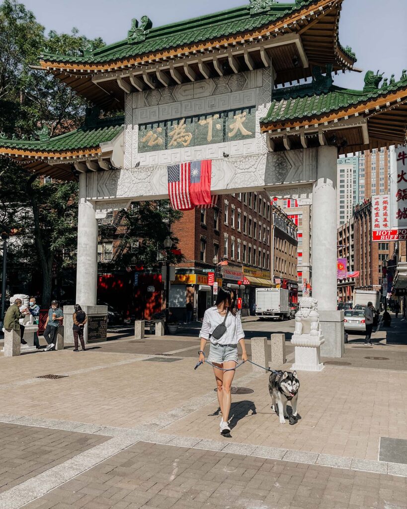 Chinatown in Boston, MA