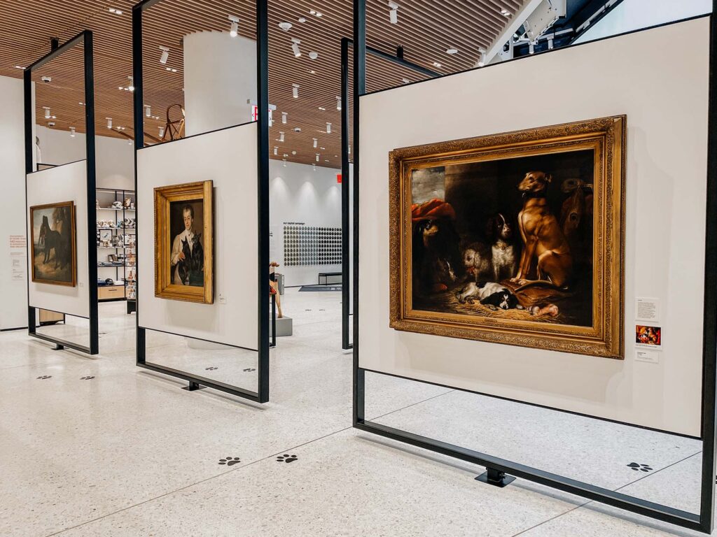 Permanent Collection at the AKC Museum of the Dog