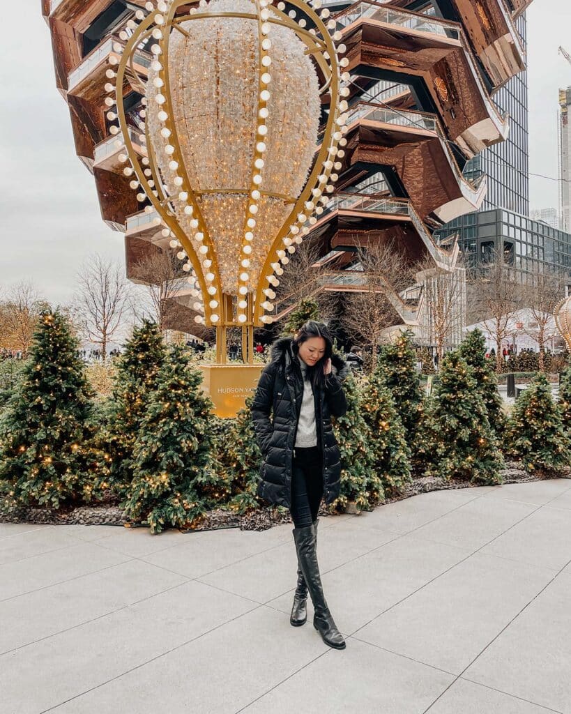 Hudson Yards The Vessel in December NYC | Things to do in NYC in December