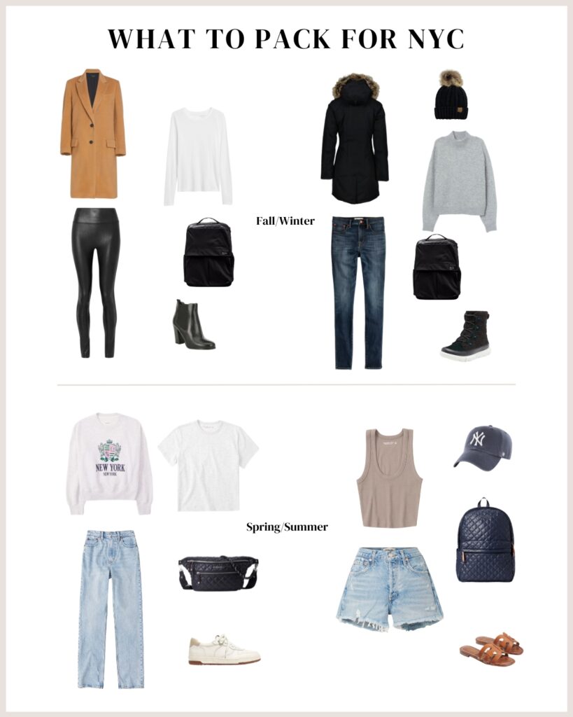 What to pack for New York City by season