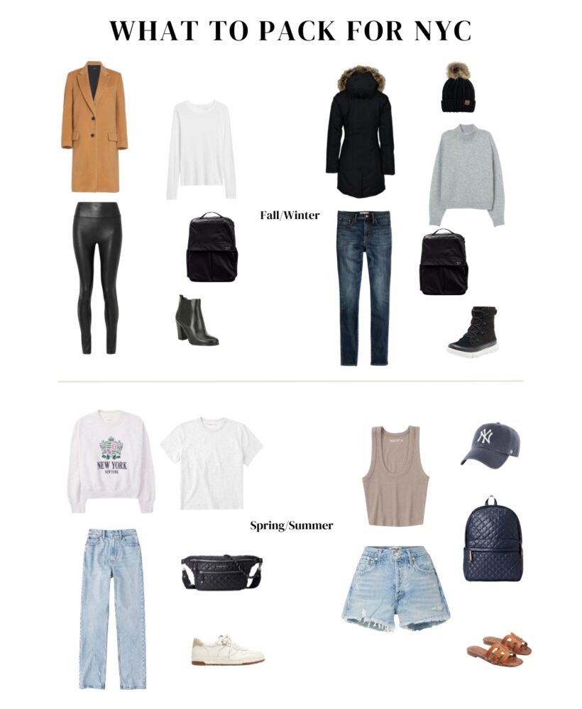 What to pack for New York City by Season | NYC Outfits Idea
