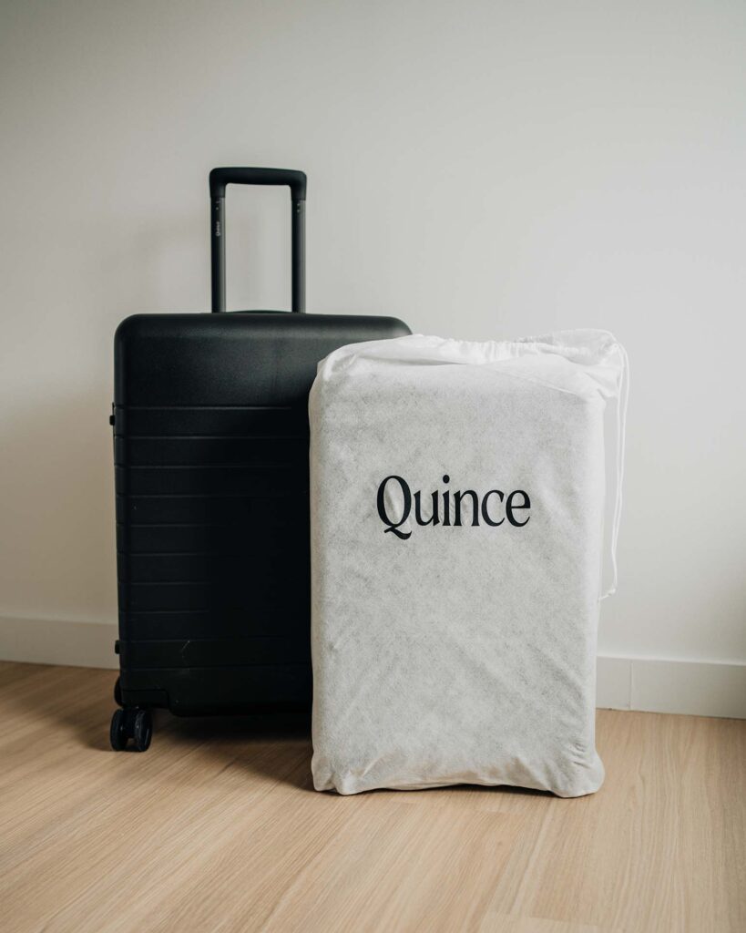 Quince Luggage Hardshell Suitcase Bundle