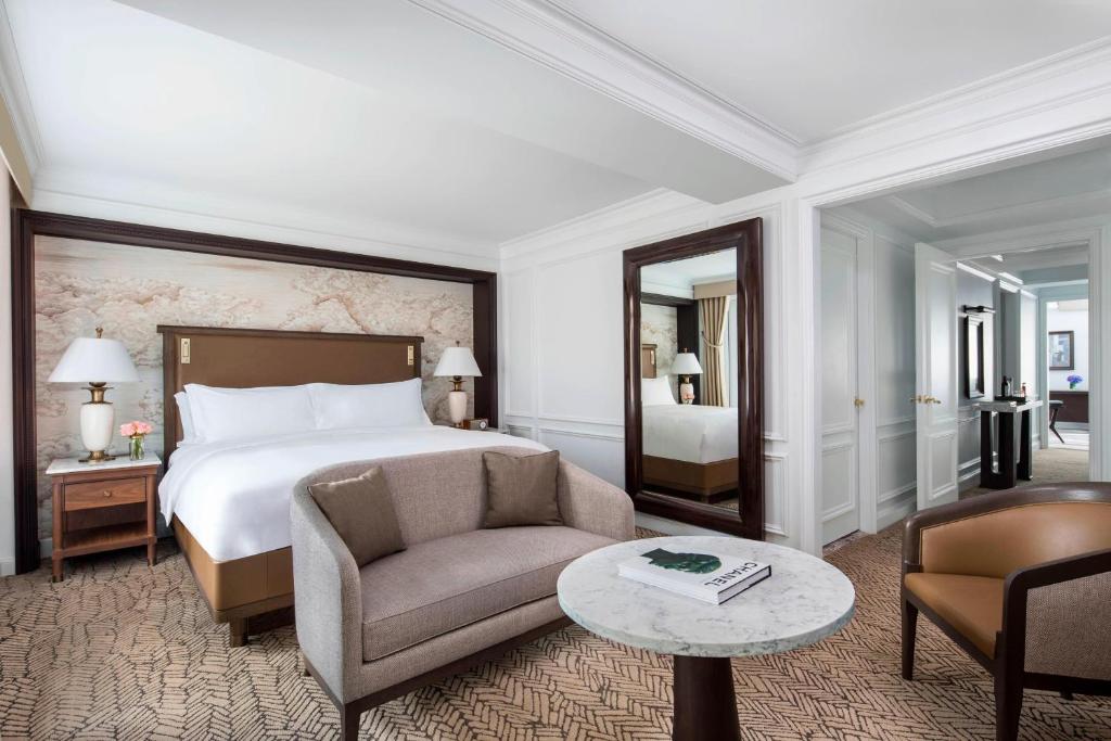 King Bedroom at Ritz Carlton Central Park