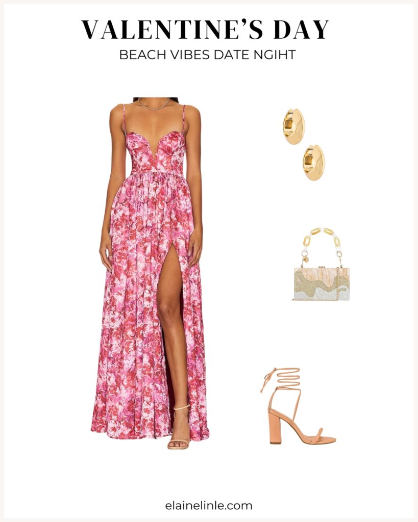 Valentine's day outfit idea, what to wear beach vibes date nights