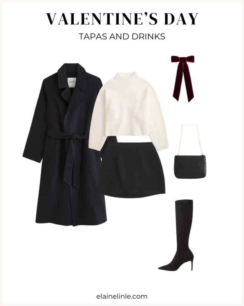 Valentine's day, what to wear to tapas and drinks date
