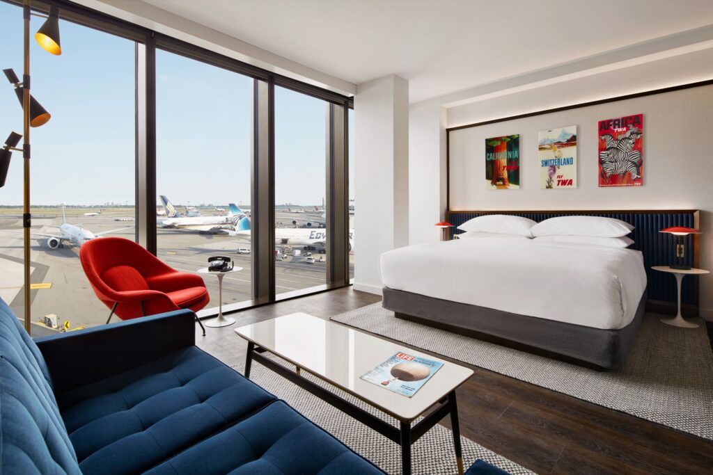 Staycation in NYC: TWA Hotel King Suite With Runway View