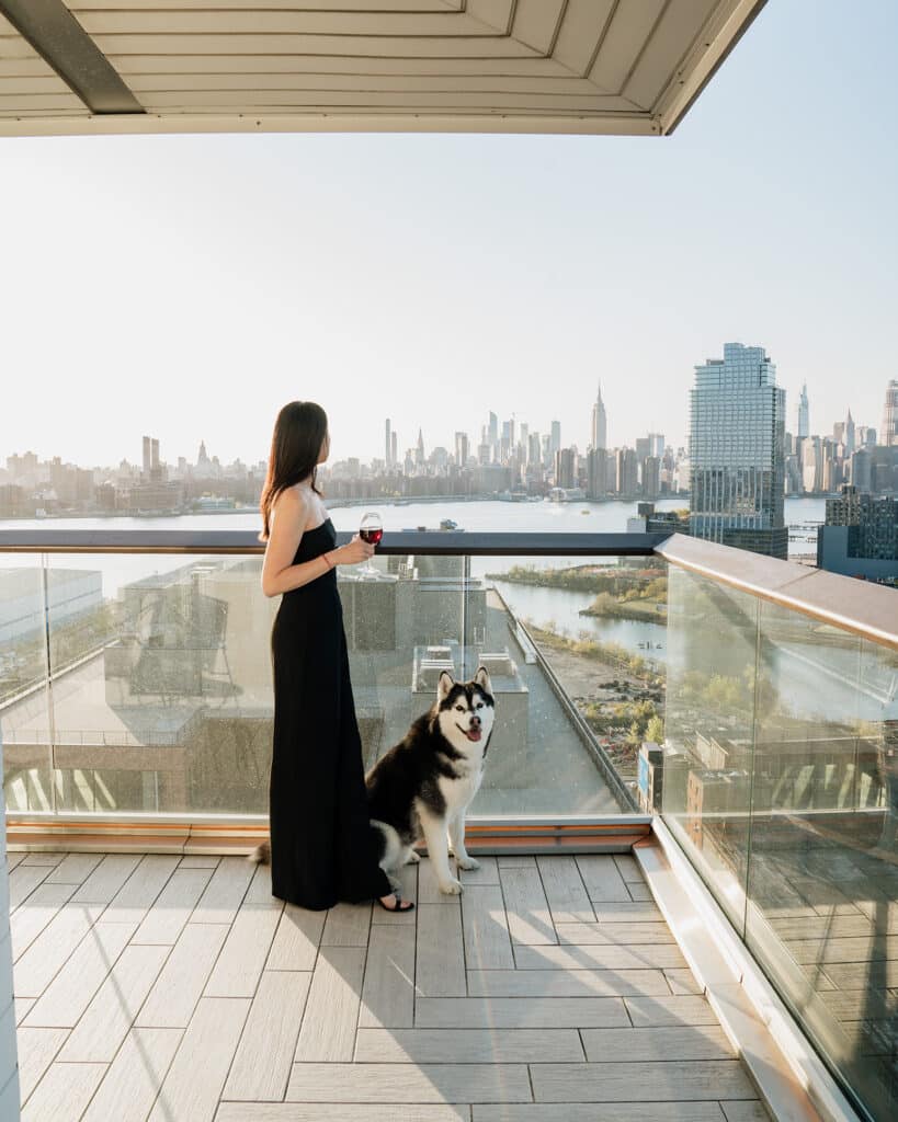 NYC hotel with a view. Dog Friendly The William Vale Hotel